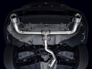 BMW 3 Series Performance Exhaust - Rear - AWE Tuning - Axle-Back Track Edition, Dual Exit, Dual 4.5